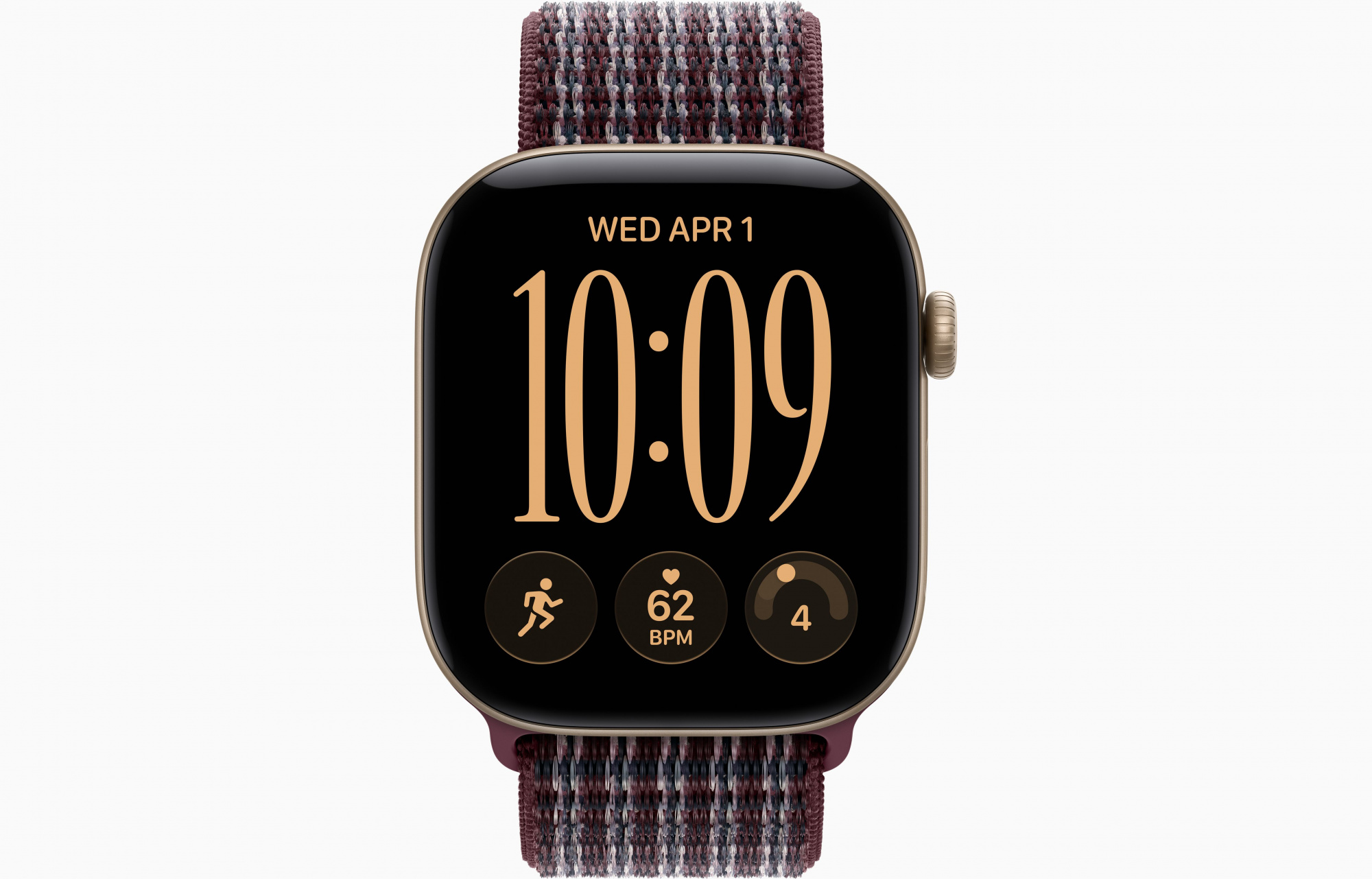 Light Gold Sport Loop Burgundy Plaid 2